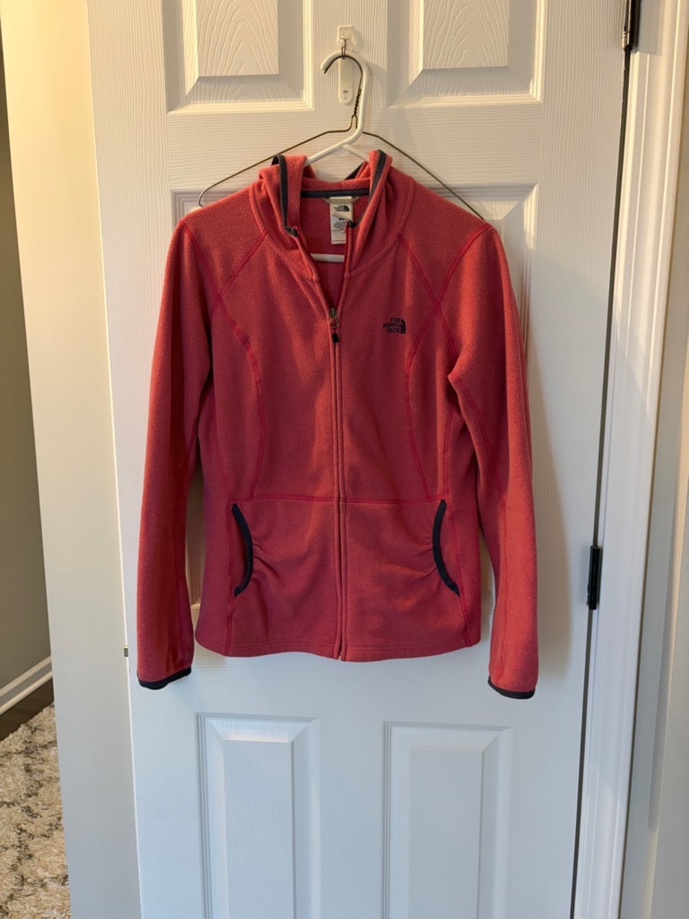 The North Face Women's Pink Full-Zip Fleece Jacket